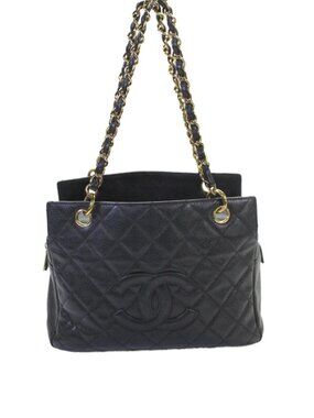 Chanel Caviar Black Leather Petite Timeless Tote Shopper Tote Shoulder Bag